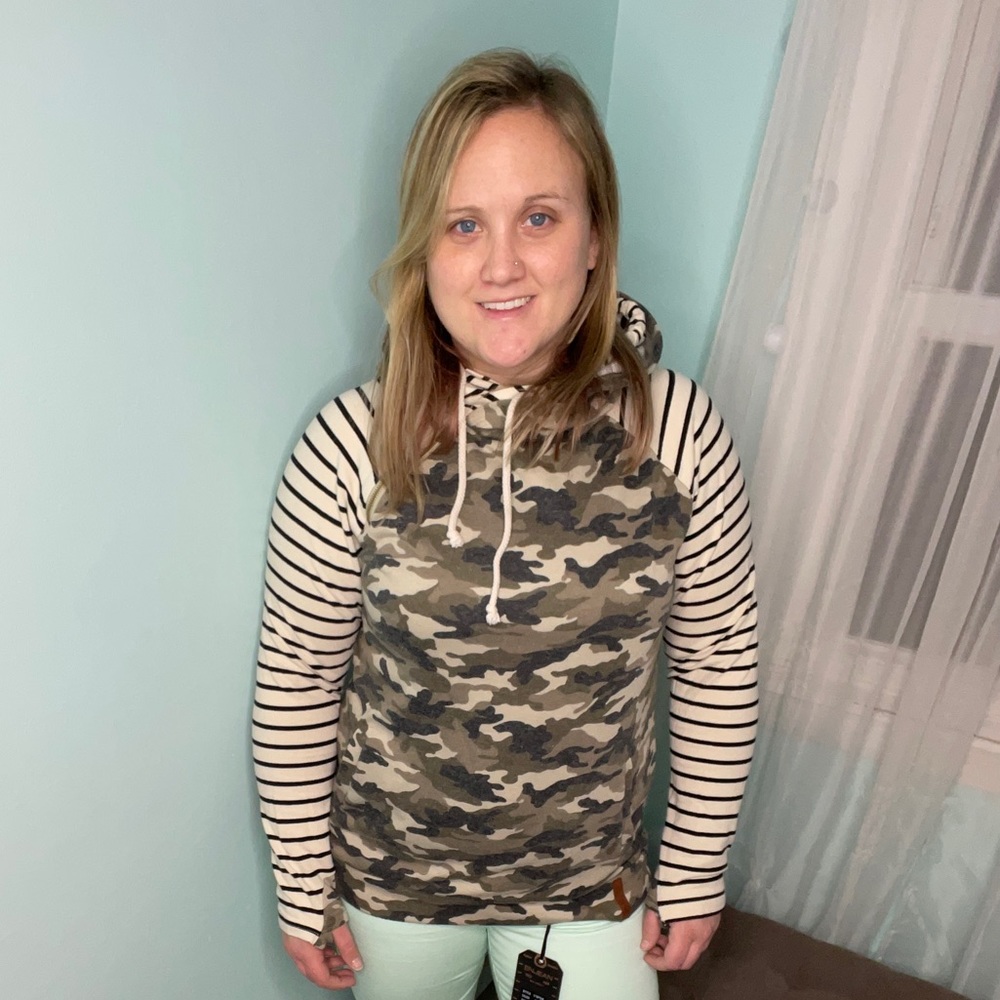 DoubleHood - Camo & Stripe